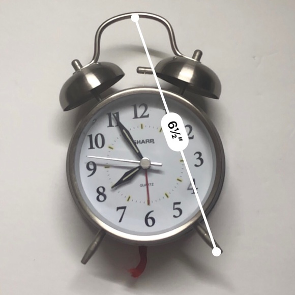 Sharp Twin Bell Alarm Clock (No battery included) - Picture 4 of 4